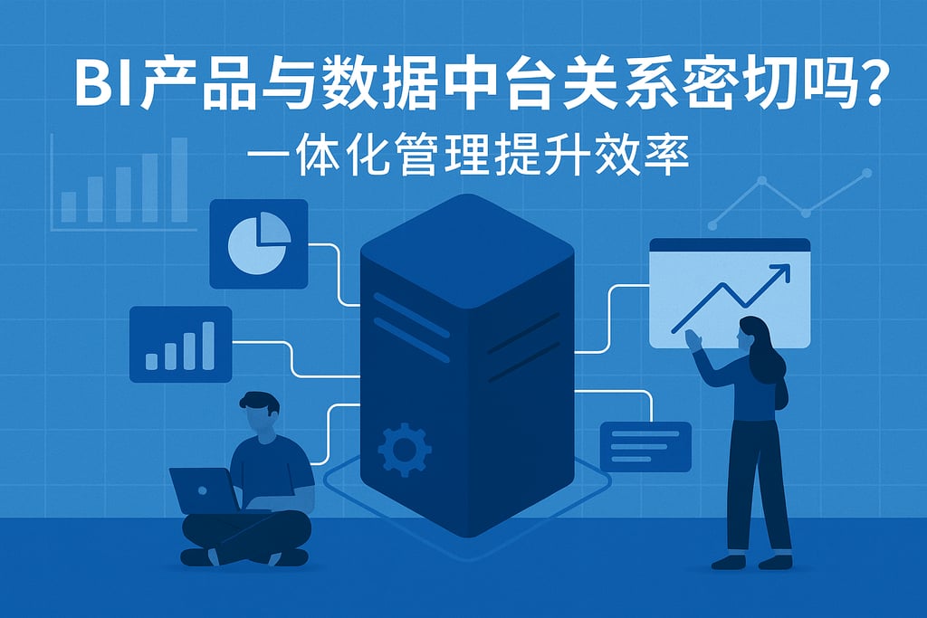 BI产品与数据中台关系密切吗？一体化管理提升效率"